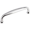 Top Knobs, Asbury, Charlotte, 4" Straight Pull, Polished Chrome - alt view