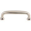 Top Knobs, Asbury, Charlotte, 3" Straight Pull, Polished Nickel