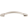 Top Knobs, Asbury, Buckle, 5 1/16" (128mm) Curved Pull, Polished Nickel