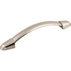 Top Knobs, Asbury, Buckle, 5 1/16" (128mm) Curved Pull, Polished Nickel - alt view