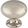 Top Knobs, Asbury, Mushroom, 1 1/4" Round Knob, Polished Nickel