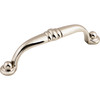 Top Knobs, Asbury, Voss, 3 3/4" (96mm) Curved Pull, Polished Nickel - alt view