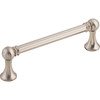 Top Knobs, Asbury, Grace, 3 3/4" (96mm) Straight Pull, Brushed Satin Nickel - alt view