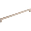 Top Knobs, Asbury, Square Ended, 12" (305mm) Straight Pull, Brushed Satin Nickel - alt view