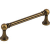 Top Knobs, Edwardian, Grace, 3 3/4" (96mm) Straight Pull, German Bronze - alt view