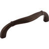 Top Knobs, Edwardian, Bow, 3 3/4" (96mm) Curved Pull, Oil Rubbed Bronze - alt view