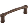 Top Knobs, Edwardian, Link, 3" Straight Pull, Oil Rubbed Bronze - alt view