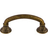 Top Knobs, Edwardian, Lund, 3" Curved Pull, German Bronze