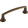 Top Knobs, Edwardian, Rue, 3 3/4" (96mm) Straight Pull, German Bronze - alt view