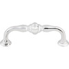 Top Knobs, Devon, Allington, 3 3/4" (96mm) Straight Pull, Polished Chrome