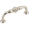 Top Knobs, Devon, Allington, 3 3/4" (96mm) Straight Pull, Polished Nickel - alt view