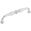 Top Knobs, Devon, Allington, 6 5/16" (160mm) Straight Pull, Polished Chrome - alt view