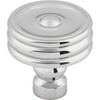 Top Knobs, Devon,. Brixton, 1 1/4" Round Knob, Polished Chrome