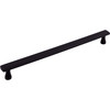 Top Knobs, Devon, Kingsbridge, 12" (305mm) Appliance Pull, Flat Black - alt view