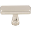 Top Knobs, Devon, Kingsbridge, 1 7/8" Rectangle Knob, Polished Nickel