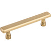 Top Knobs, Devon, Kingsbridge, 3 3/4" (96mm) Bar Pull, Honey Bronze - alt view