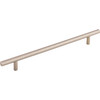 Top Knobs, Bar Pulls, Hopewell, 8 13/16" Bar Pull, Brushed Satin Nickel - alt view