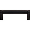Top Knobs, Bar Pulls, Pennington, 3 3/4" (96mm) Straight Pull, Flat Black