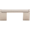 Top Knobs, Bar Pulls, Princetonian, 3" Straight Pull, Brushed Satin Nickel