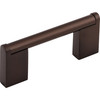 Top Knobs, Bar Pulls, Princetonian, 3" Straight Pull, Oil Rubbed Bronze - alt view