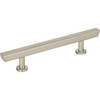 Atlas Homewares, Conga, 3 3/4" (96mm) Bar Pull, Brushed Nickel - alt view