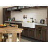 Berenson, Skyline, 12 5/8" (320mm) Straight Pull, Matte Black - installed