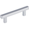 Top Knobs, Lynwood, Hillmont, 3" Bar Pull, Polished Chrome - Alt View