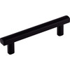 Top Knobs, Lynwood, Hillmont, 3 3/4" (96mm) Bar Pull, Flat Black - Alt View