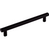 Top Knobs, Lynwood, Hillmont, 6 5/16" (160mm)Bar Pull, Flat Black - Alt View