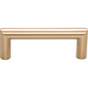 Top Knobs, Lynwood, Kinney, 3" Square Ended Pull, Honey Bronze