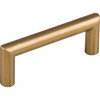 Top Knobs, Lynwood, Kinney, 3" Square Ended Pull, Honey Bronze - Alt View