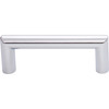 Top Knobs, Lynwood, Kinney, 3" Square Ended Pull, Polished Chrome