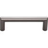 Top Knobs, Lynwood, Kinney, 3 3/4" (96mm) Square Ended Pull, Ash Gray