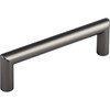 Top Knobs, Lynwood, Kinney, 3 3/4" (96mm) Square Ended Pull, Ash Gray - Alt View