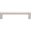 Top Knobs, Lynwood, Kinney, 5 1/16" (128mm) Square Ended Pull, Brushed Satin Nickel