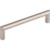 Top Knobs, Lynwood, Kinney, 5 1/16" (128mm) Square Ended Pull, Brushed Satin Nickel - Alt View