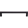 Top Knobs, Lynwood, Kinney, 6 5/16" (160mm) Square Ended Pull, Flat Black