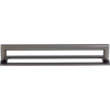 Top Knobs, Lynwood, Kinney, 7 9/16" (192mm) Square Ended Pull, Ash Gray - with Backplate