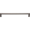 Top Knobs, Lynwood, Kinney, 8 13/16" (224mm) Square Ended Pull, Ash Gray
