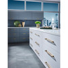 Top Knobs, Lynwood, Kinney, 8 13/16" (224mm) Square Ended Pull, Ash Gray - Installed 2