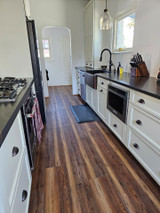 Customer Transformation: a kitchen update with brushed oil rubbed bronze hardware