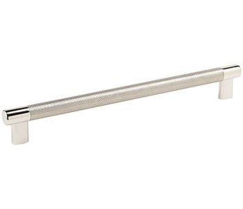 Amerock, Esquire, 10 1/16" (256mm) Bar Pull, Polished Nickel / Stainless Steel