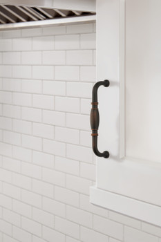 Amerock, Everyday Basics, Granby, 5 1/16" (128mm) Straight Pull, Oil Rubbed Bronze - installed 1