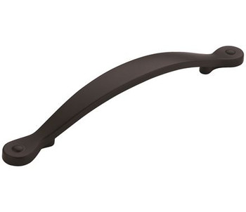 Amerock, Everyday Basics, Inspirations, 5 1/16" (128mm) Curved Pull, Matte Black