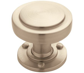 Amerock, Rochdale, 1 1/4" Round Knob, Satin Nickel