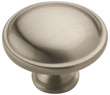 Amerock, Everyday Heritage, 1 1/4" Round Rim Ring Knob, Satin Nickel