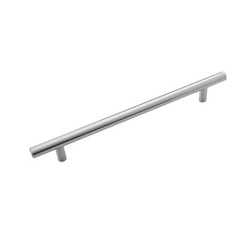 Belwith Hickory, Bar Pulls, 7 9/16" (192mm) Bar Pull, Stainless Steel