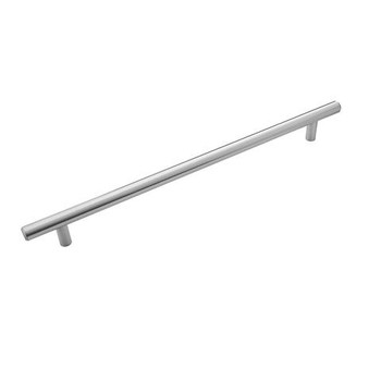 Belwith Hickory, Bar Pulls, 10 1/16" (256mm) Bar Pull, Stainless Steel