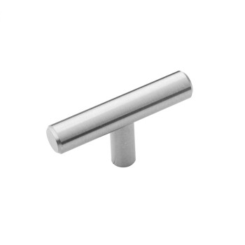 Belwith Hickory, Bar Pulls, 2 3/8" T Pull Knob, Stainless Steel