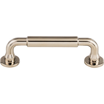 Top Knobs, Serene, Lily, 3 3/4" (96mm) Straight Pull, Polished Nickel